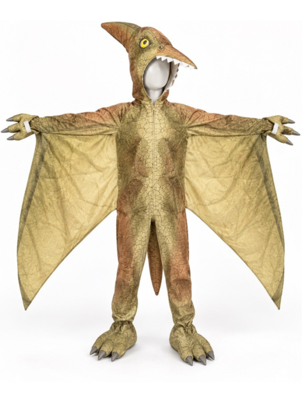 Kids Pterodactyl Dinosaur Halloween Costume Size 4 Small Winged Dino NWT
